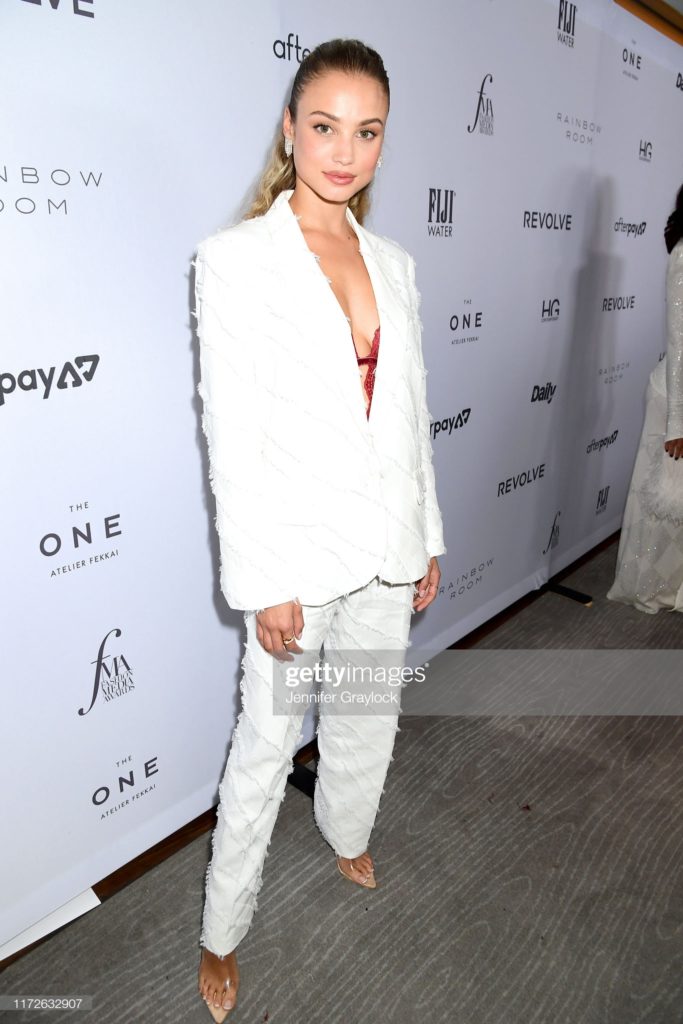 NEW YORK, NEW YORK - SEPTEMBER 05: Rose Bertram attends The Daily Front Row's 7th annual Fashion Media Awards on September 05, 2019 in New York City. (Photo by Jennifer Graylock/Getty Images  for Daily Front Row, Inc.)