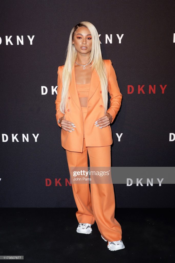 NEW YORK, NEW YORK - SEPTEMBER 09: DaniLeigh attends as DKNY turns 30 with special live performances by Halsey and The Martinez Brothers at St. Ann's Warehouse on September 09, 2019 in New York City. (Photo by John Parra/Getty Images for DKNY)