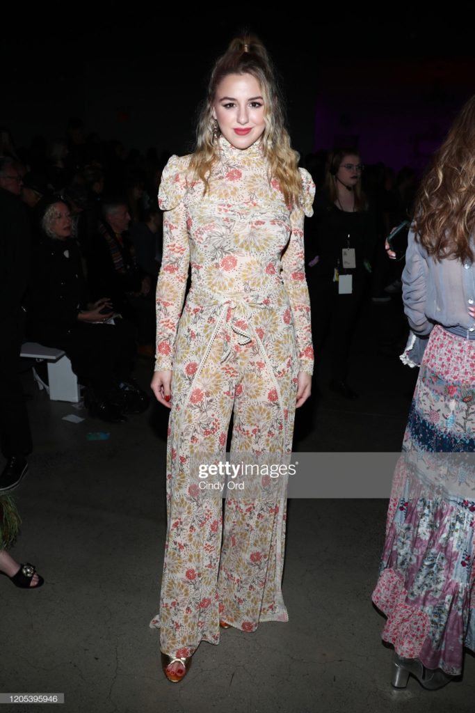 NEW YORK, NEW YORK - FEBRUARY 10: Chloe Lukasiak attends the Anna Sui fashion show during February 2020 - New York Fashion Week: The Shows at Gallery I at Spring Studios on February 10, 2020 in New York City. (Photo by Cindy Ord/Getty Images for NYFW: The Shows)