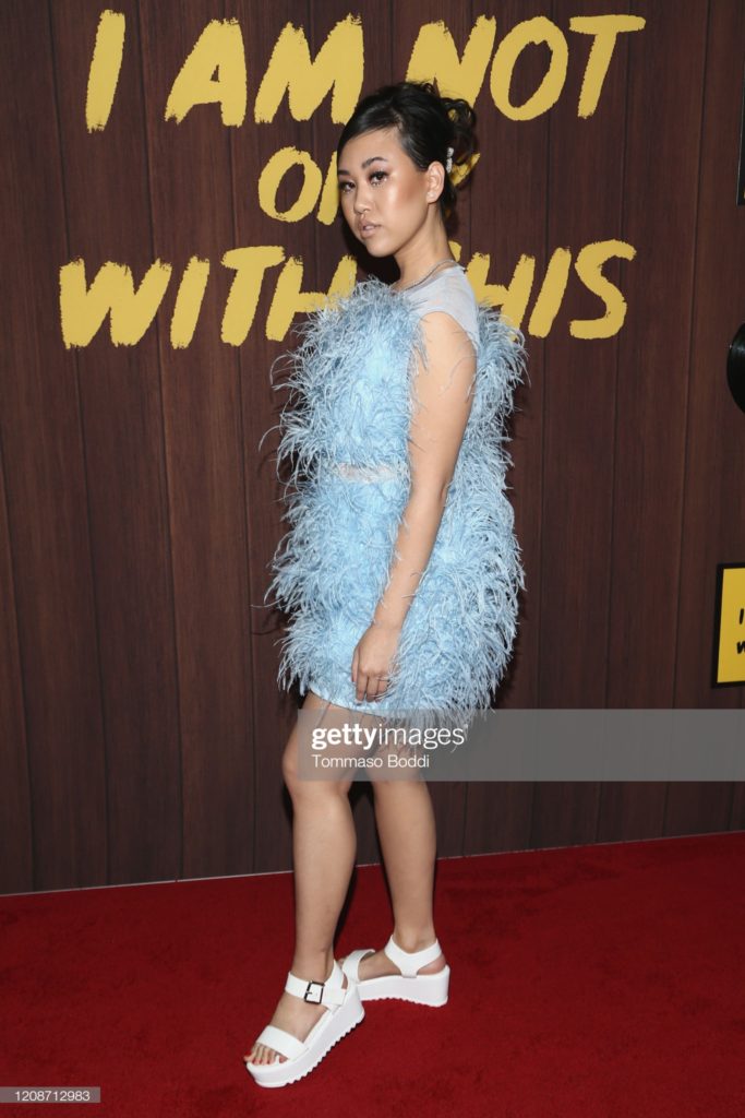 WEST HOLLYWOOD, CALIFORNIA - FEBRUARY 25: Ramona Young attends the Netflix's "I Am Not Okay With This" Photocall at The London West Hollywood on February 25, 2020 in West Hollywood, California. (Photo by Tommaso Boddi/WireImage)