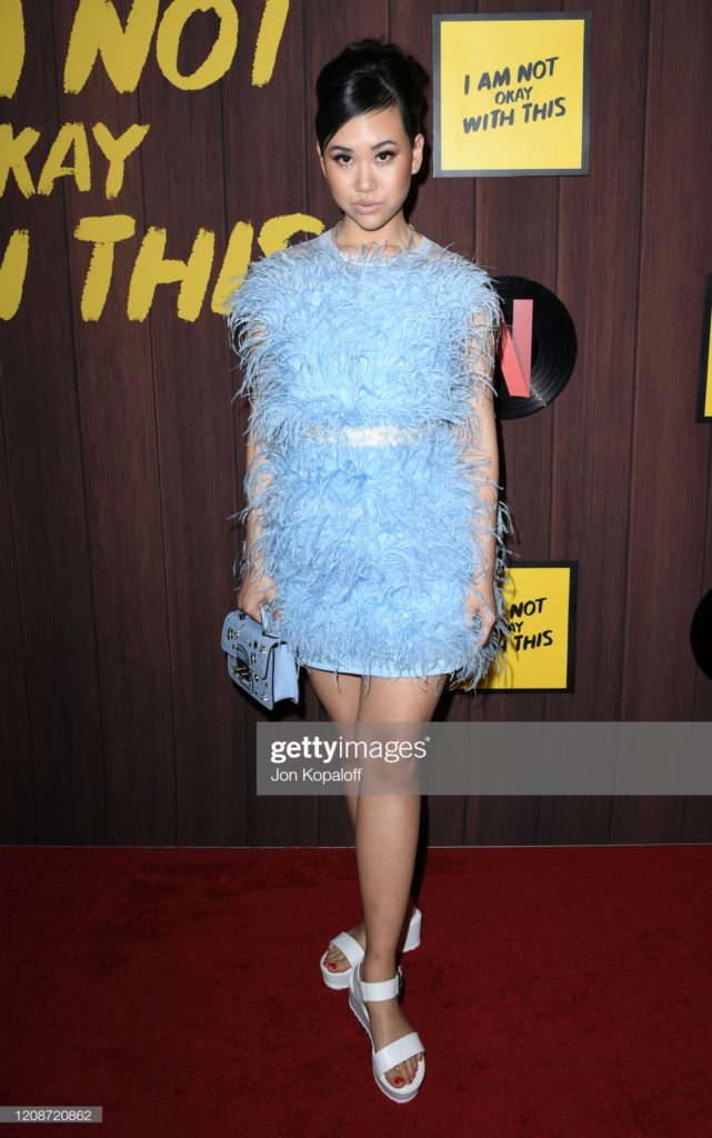 WEST HOLLYWOOD, CALIFORNIA - FEBRUARY 25: Ramona Young attends Netflix's "I Am Not Okay With This" Photocall at The London West Hollywood on February 25, 2020 in West Hollywood, California. (Photo by Jon Kopaloff/FilmMagic)